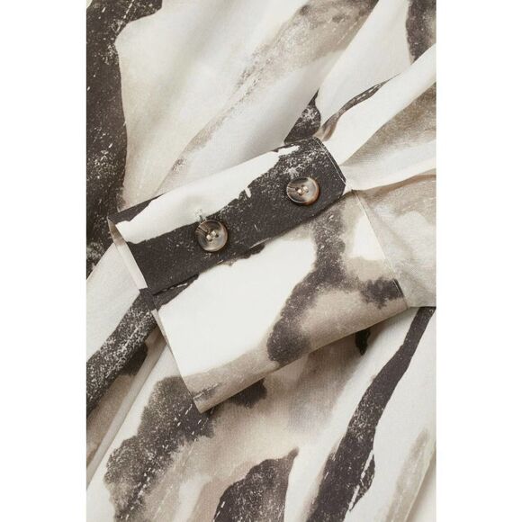 Ankle Length Print Dress H&M Lyocell New - Picture 3 of 10